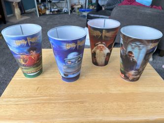 Harry Potter Lenticular Collectible Cups (Set of 4)