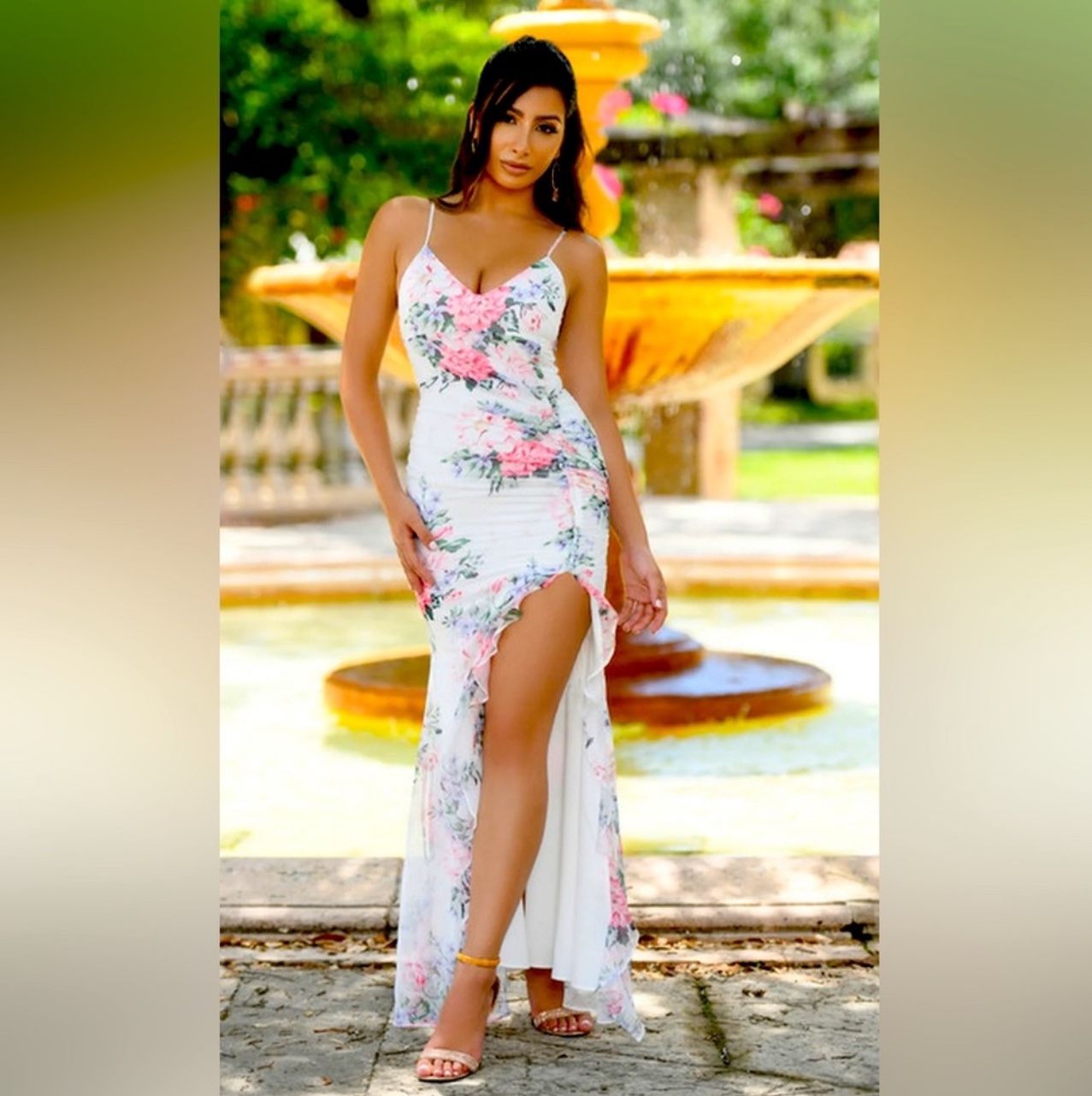 chinese dress ladies Cali Maxi Skirt Off White / S main image 1