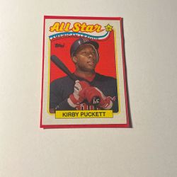 Kirby Puckett Topps Baseball Card