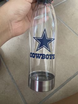Custom Cowboys Water Bottle 