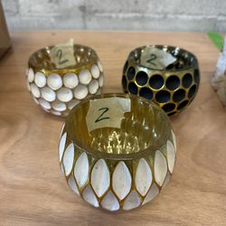 Assorted Votive Glass