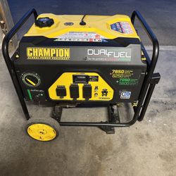 Champion Dual Fuel Generator