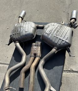 OEM 335i Mufflers And X-pipe