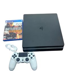 Sony PS4 Slim With Game and Controller