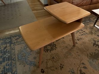 Heywood Wakefield Side Table - Two Tier, MCM Vintage