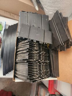 Vintage slot car track