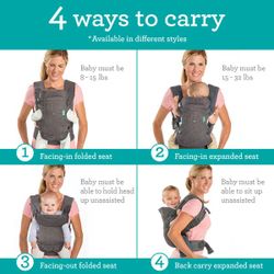 Infantino 4 in one baby carrier