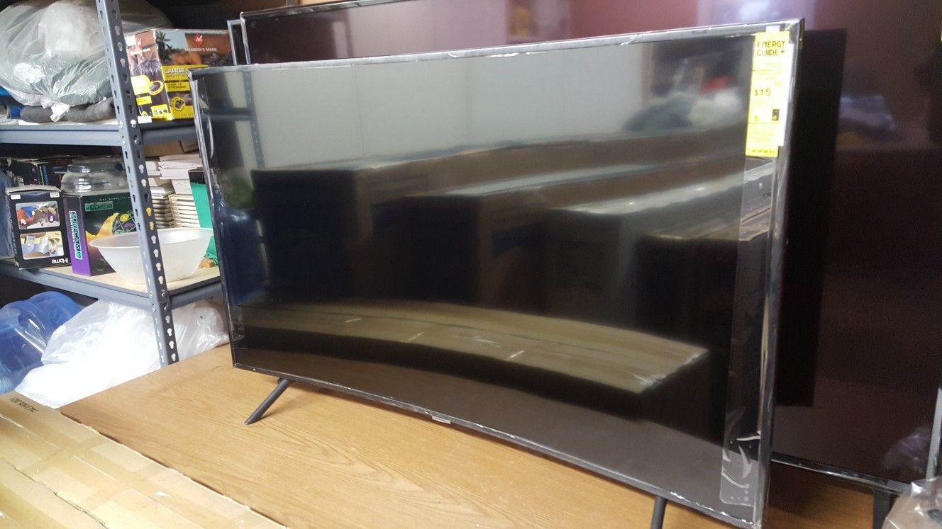 TV Samsung 55", 4k, RU7300, Curved, HDR, Bixty, 2019 Model