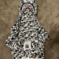 Grey Bape Hoodie