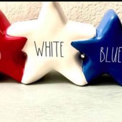 $15 each… New Rae Dun ceramic patriotic decor.  Measures 12”.  Please pickup in the area of 36th Ave and Pinnacle peak within 24hours of take greatly 
