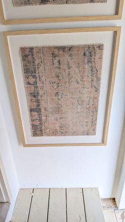 Beautiful Tapestry Frames Art Pair