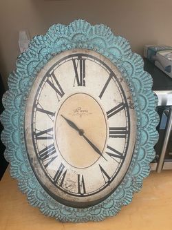 Large Oval Paris Wall Clock