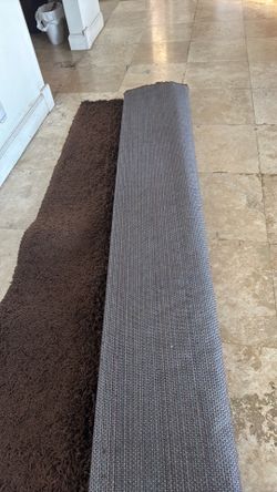 Brown rug