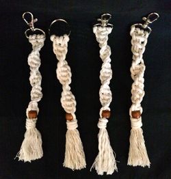 Handmade Macrame Keychains Or Purse Charm