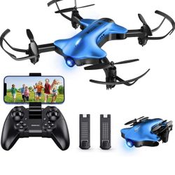 Brand New Drone with Camera, DROCON Spacekey 1080P Remote Control Drone for Kids Beginners, FPV Drone App Control, Gravity Control, One-key Return, 2 