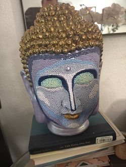 Handmade Decorative Buddha Head Sculpture