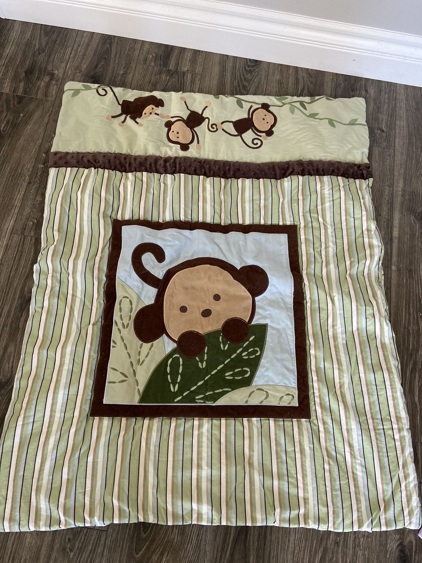 Monkey Baby Bedding Nursery Set