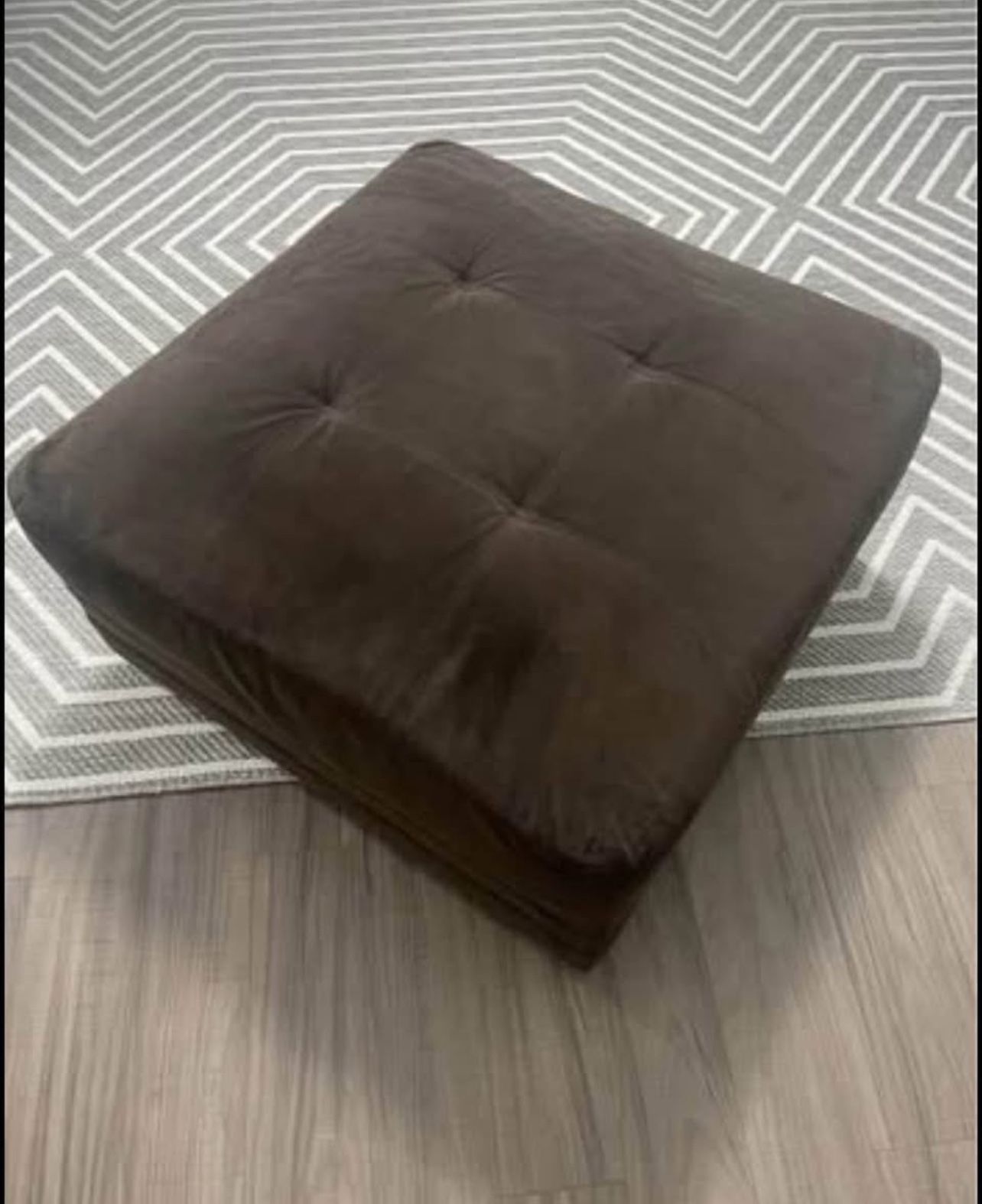 Brown Ottoman 