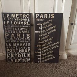 Paris Pictures On Canvas