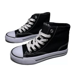 AIRWALK SIZE 13 KIDS LEGACEE HIGH TOP SNEAKER BOYS BLACK SHOES