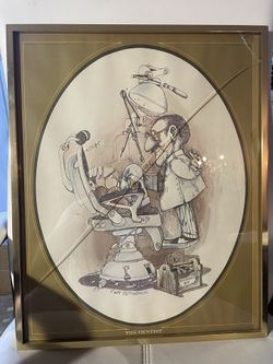 Dentist Poster Vintage
