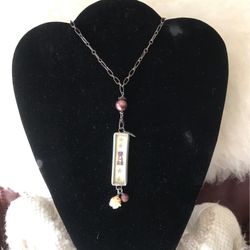 Vintage Hankie Charms Necklace 