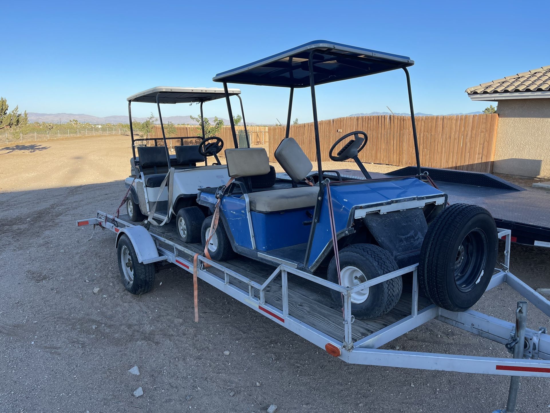 (2) EZ Go Golf Carts for Sale in Phelan, CA OfferUp