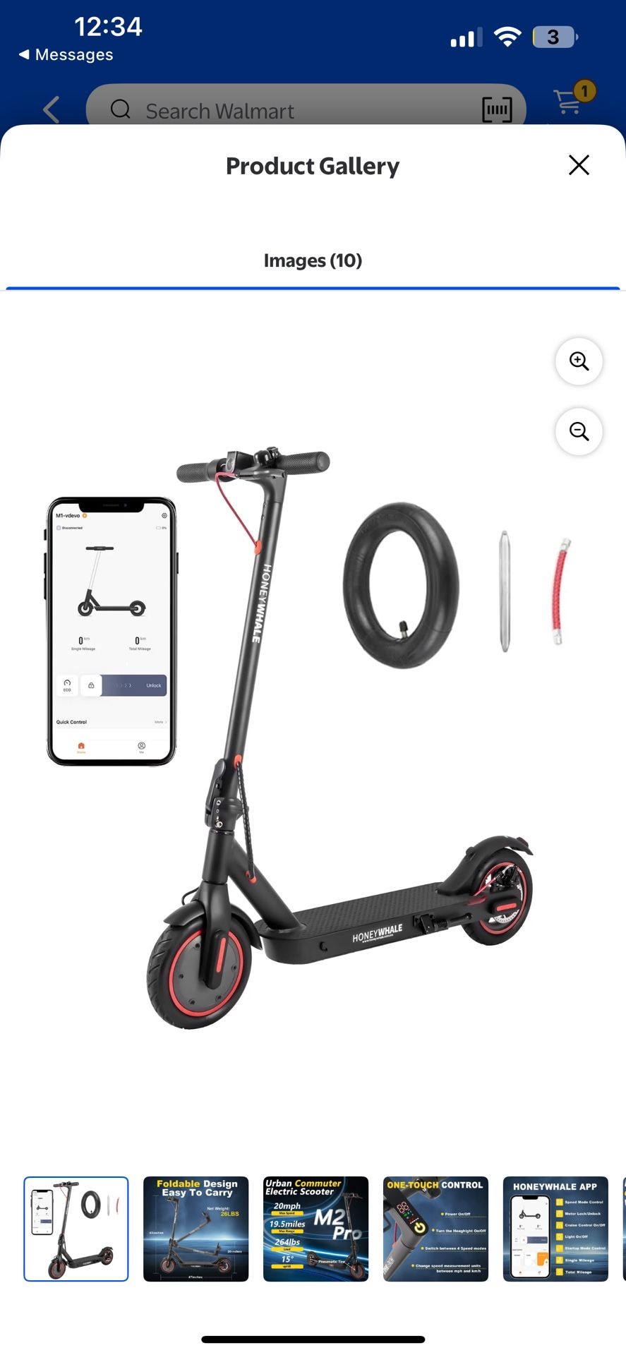 Electric scooter HONEYWHALE