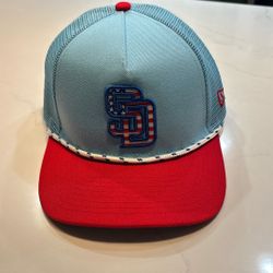 (New) San Diego Padres 2025 4th Of July Snapback