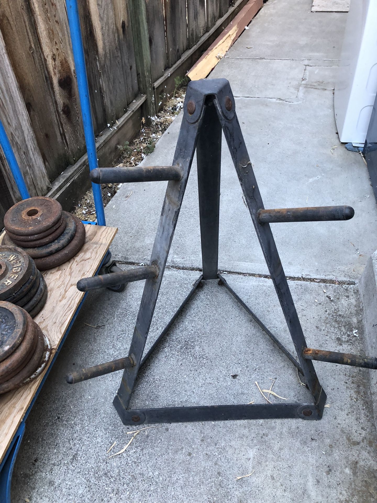 Weights & Tree Rack