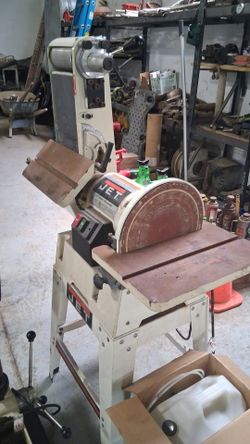 Jet heavy duty belt and disc sander