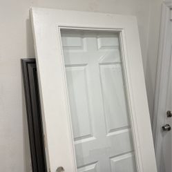 1 36” Single Pane Galas Door Standard Height White