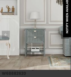 2 Drawer Side table,American style, End table,Suitable for bedroom, living room, study W(contact info removed)0