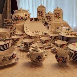 Vintage Charter Club Wild Flowers Dish Set