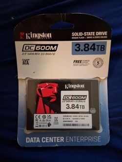 Kingstone 3.84 Digital Storage Capacity	3.84 TB
Hard Disk Interface	Serial ATA
Connectivity Technology	SATA