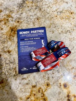 TWO F1 US Grand Prix Circuit of the Americas Wristbands + Thursday + Post Malone