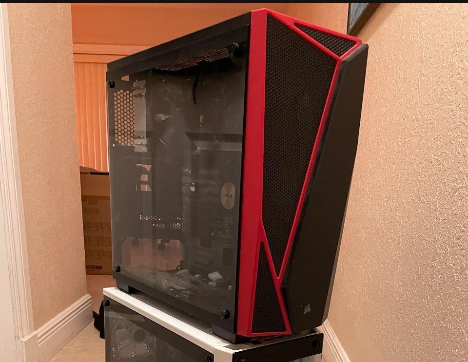 Red Gaming PC Tower SHELL
