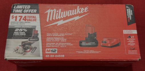 Milwaukee 5.0 High Output Battery Combo 