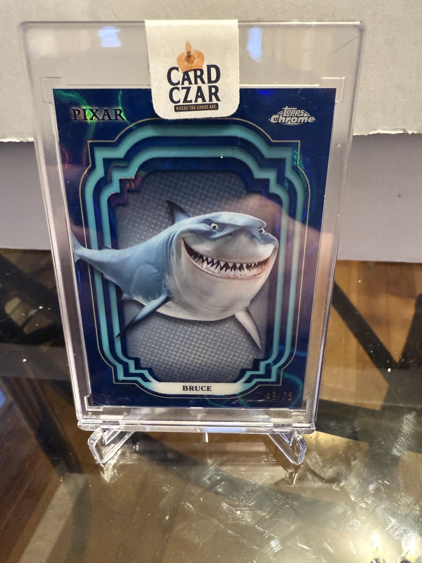 Bruce Finding Nemo Light Blue Dark Blue Lava Card /75