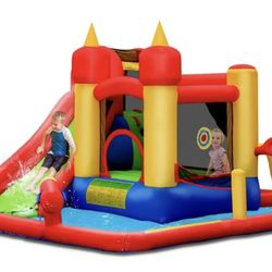 Costway Inflatable Water Slide Bounce House For Sale $91.00 50%+ OFF Retail $183.99 NEW IN BOX