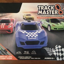 Track Master 1:64 Scale Slot Car Set!