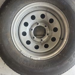 Trailer, tires, and wheels