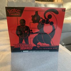 Pokemon Center Destined Rivals Elite Trainer Box ETB New Sealed