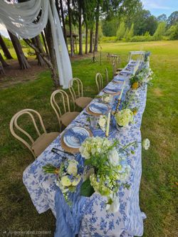 Table runner and napkins
