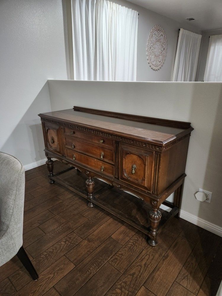 Antique Sideboard Table