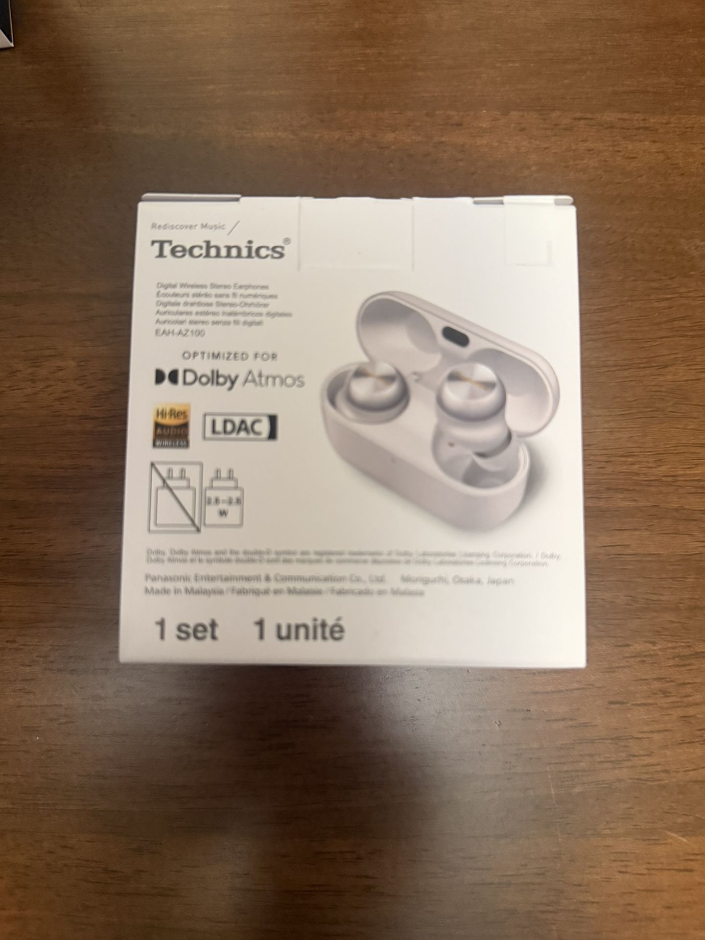 Technics wireless earphones Bluetooth silver EAH-AZ100-S