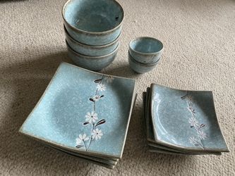 Small Serving Dish Set. Sushi. Made In Japan