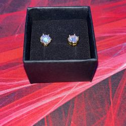 Mossanite 1ct Earrings 