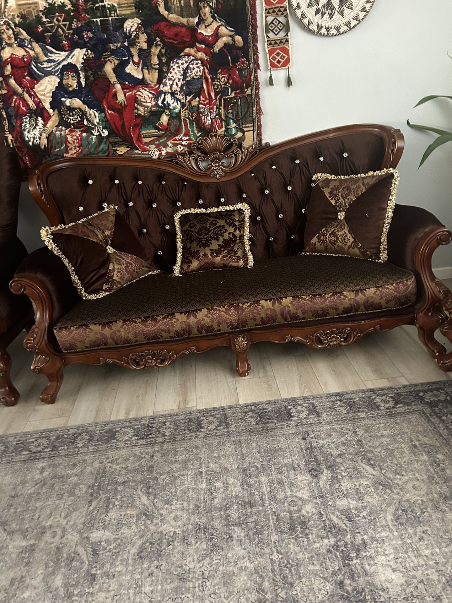 To couch and chair