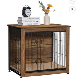 Dog Crate For Medium Dogs With Double Doors And Cushion